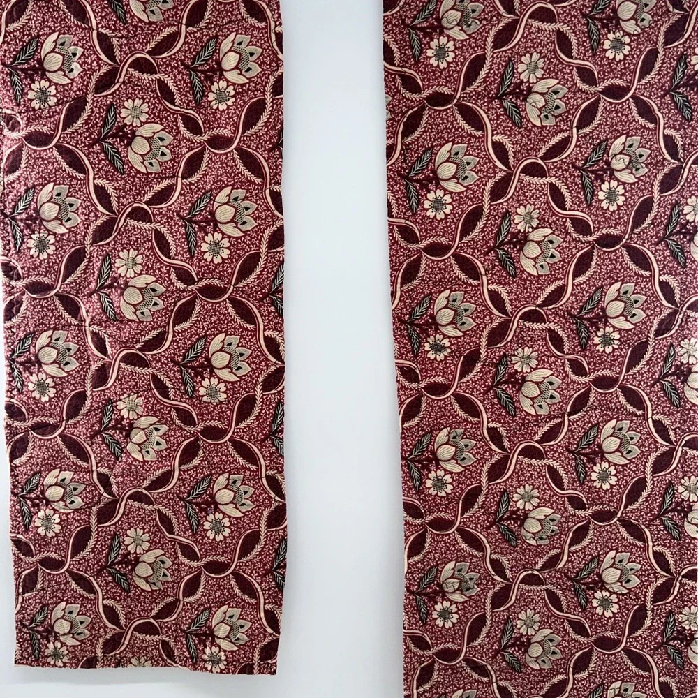 2 Quilted Handmade Table Runner Farmhouse Cottagecore Quilt Red White BlackDecor